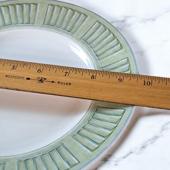 Two Lenox Colonial Shutter Accent Luncheon Plate British Colonial Collection - Picture 6 of 7